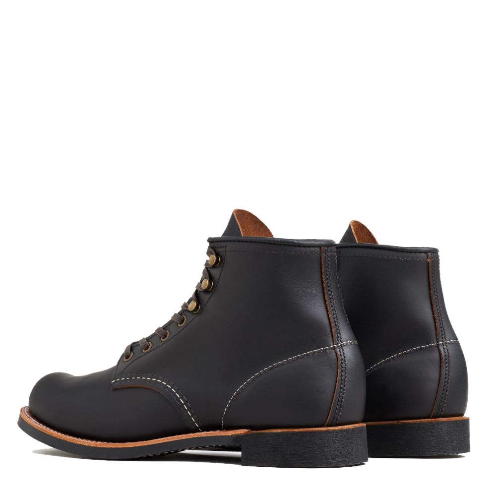 Red Wing Men&#39;s Blacksmith 3345 in Black Prairie Leather (D Width)